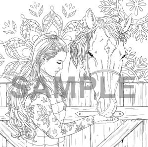 Vivid Horses: An Equine Colouring Collection